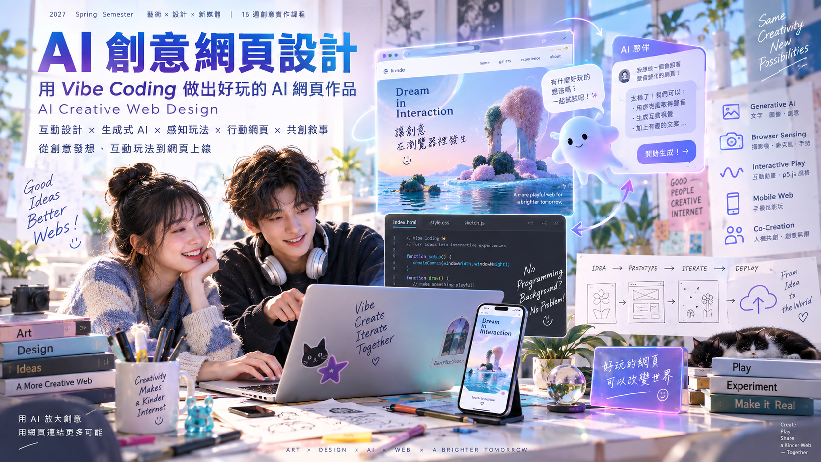 AI 創意網頁設計